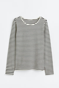 Long-sleeved Jersey Top