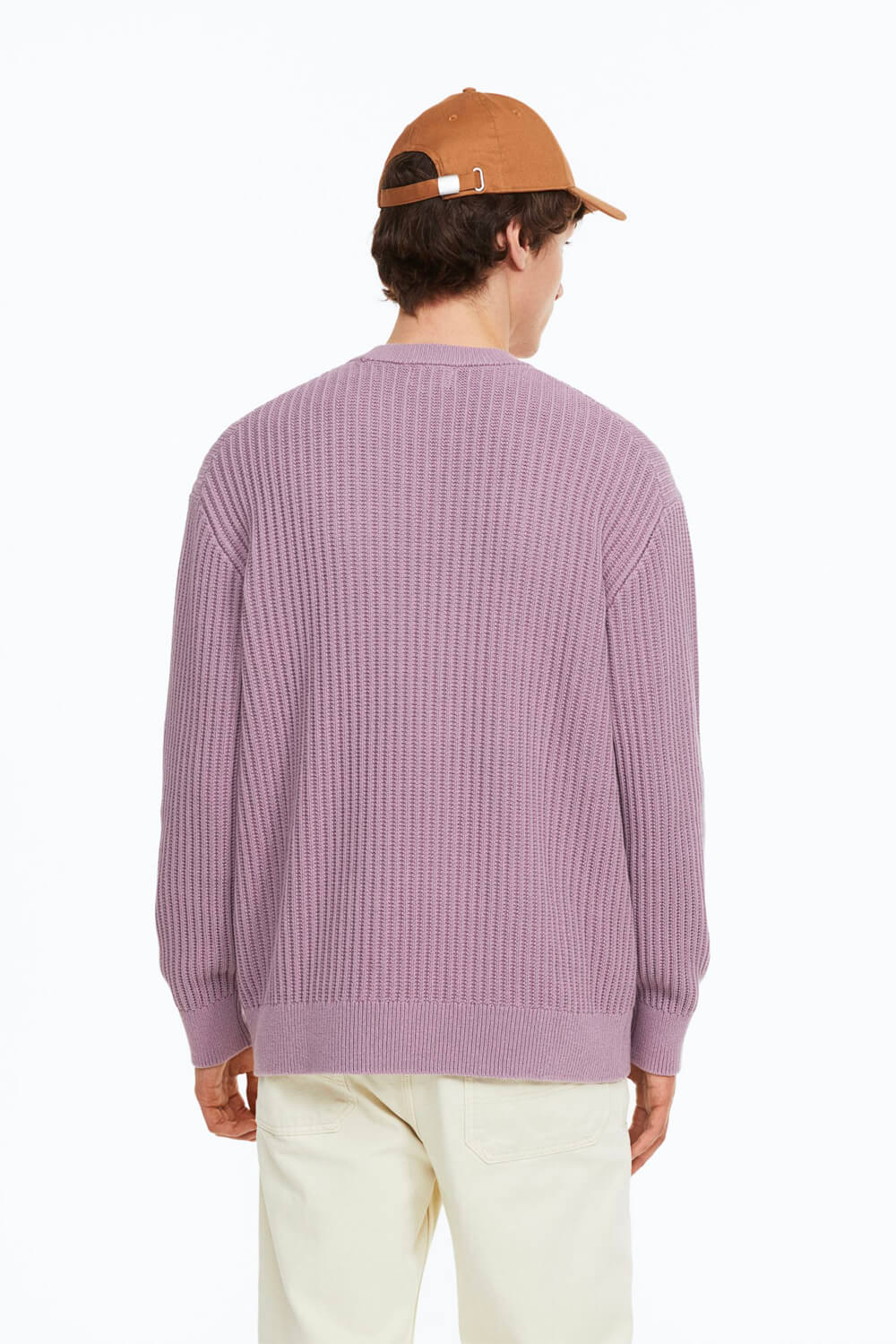 Relaxed Fit Rib-knit Sweater