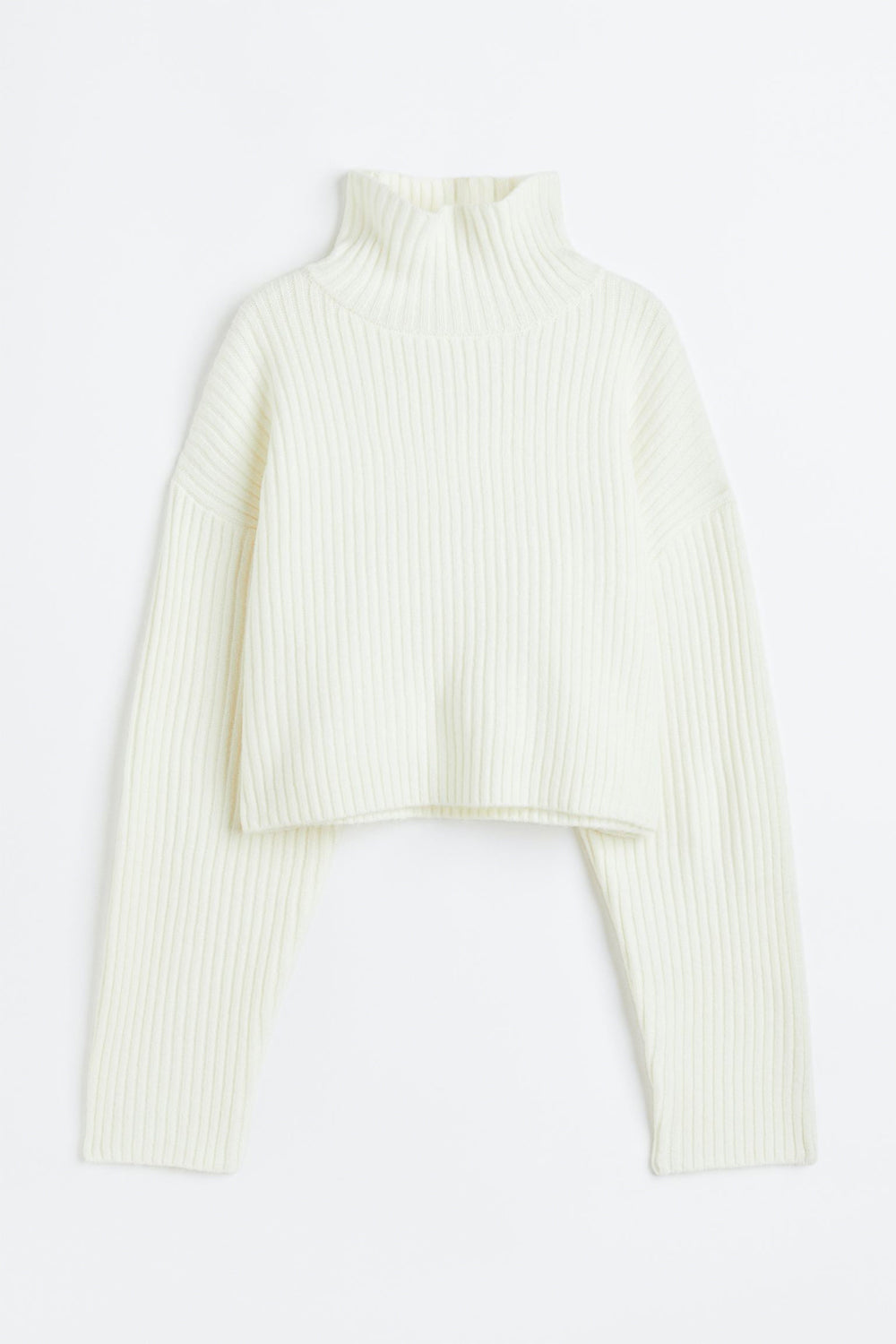 Ribbed Mock Turtleneck Sweater